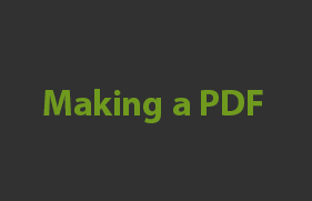 Making a PDF